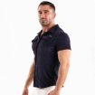 Knitted Corduroy Shirt Navy