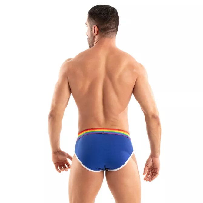 Le Slip Pride Bleu Royal De Dos