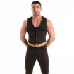 Chino Vest Black