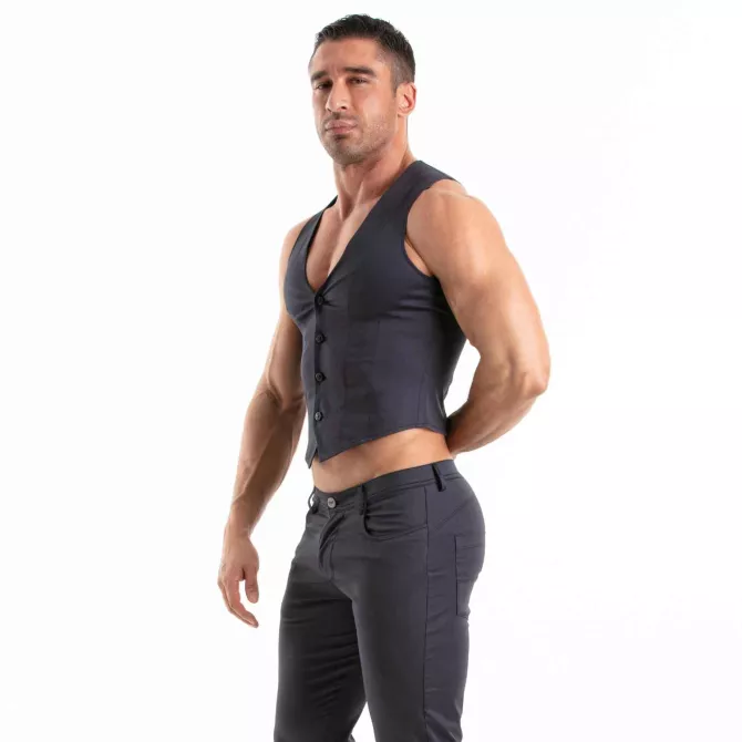 Chino Vest Navy