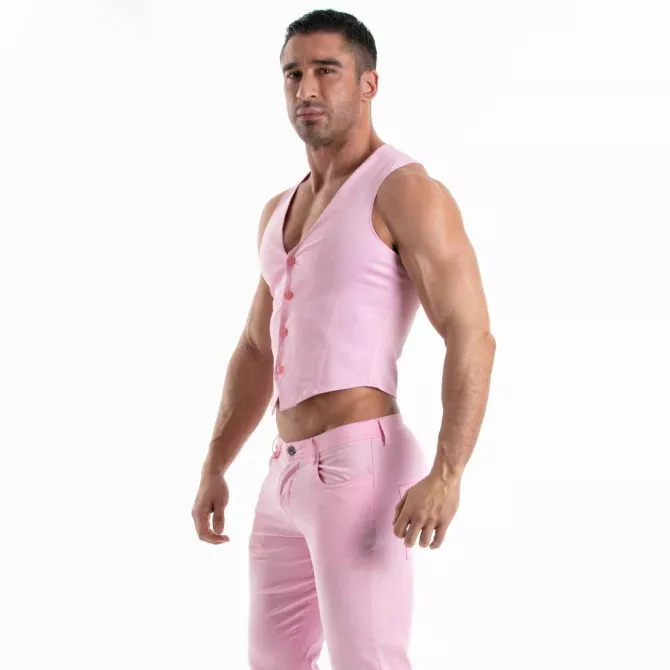 Gilet Chino Rose