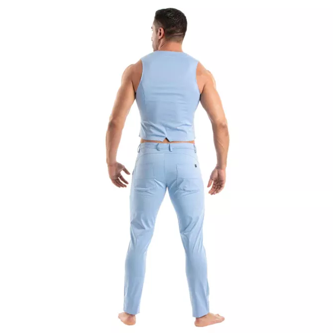 Gilet Chino Bleu
