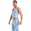 Gilet Chino Bleu
