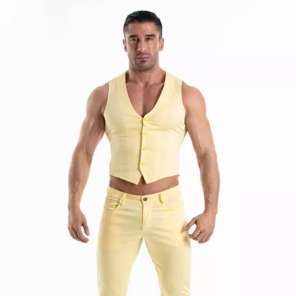 Gilet Chino Jaune