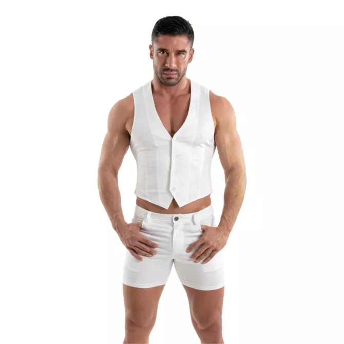 Chino Vest White