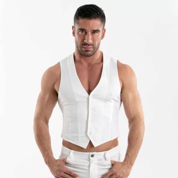 Gilet Chino Blanc