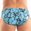 Bikini De Bain Imprimé Bleu
