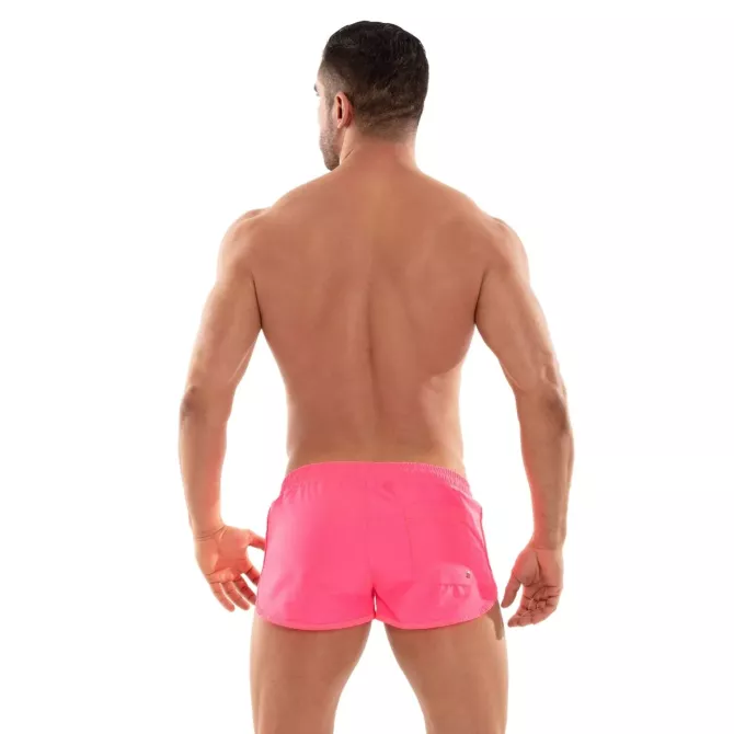 Mini Short De Bain Homme | Néon Fluo & Sexy - Pink