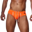 Slip de bain Happy Orange Fluo