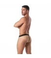 The Fiesta Stringless Thong Royal Blue For Men From Back
