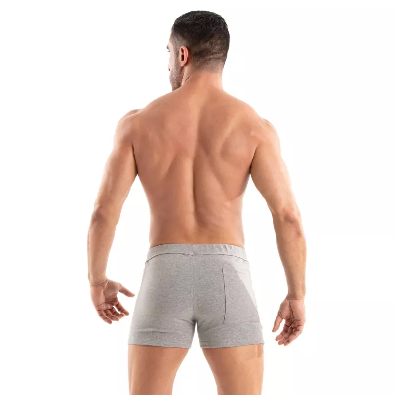 Paris Short Zippé Gris