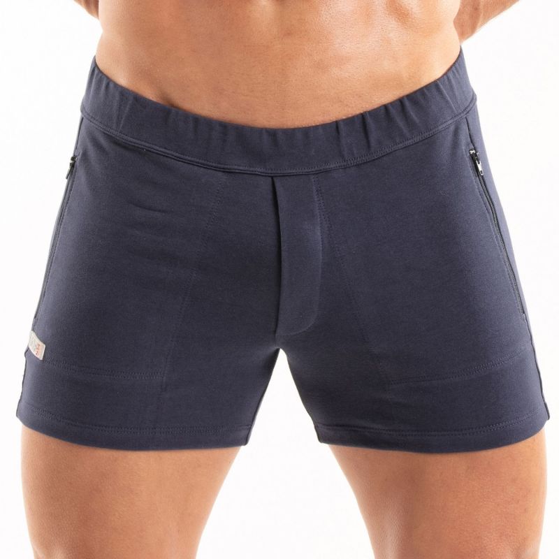 Paris Short Zippé Bleu Marine