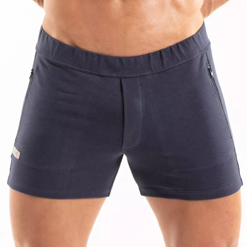 Paris Short Zippé Bleu Marine