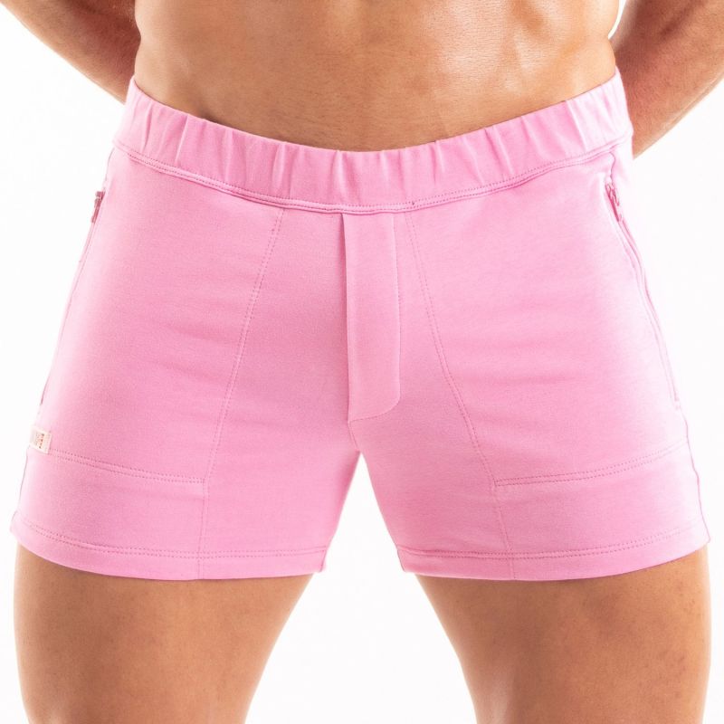 Paris Short Zippé Rose