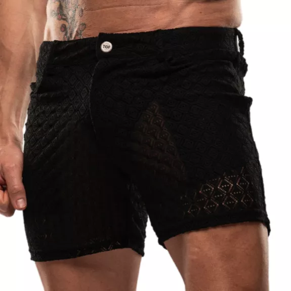 Riviera Mid Thigh Shorts Black
