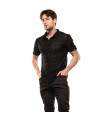 Chemise à Manches Courtes Riviera Noir