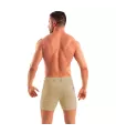 Homme Portant Un Short Chino Beige