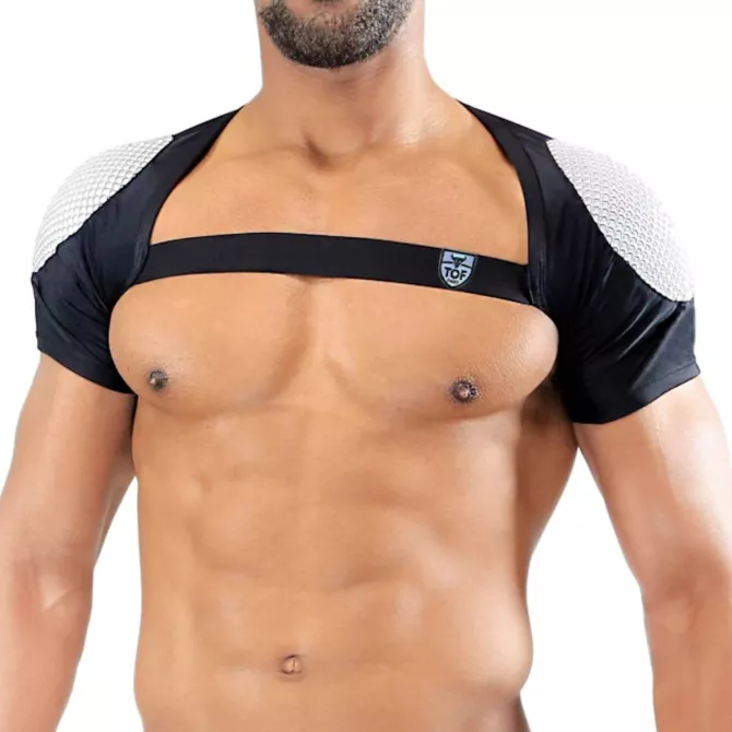 Full Harness 3D Black/Light grey - TOF-PARIS.com