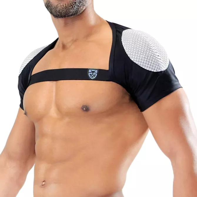 Full Harness 3D Black/Light grey - TOF-PARIS.com