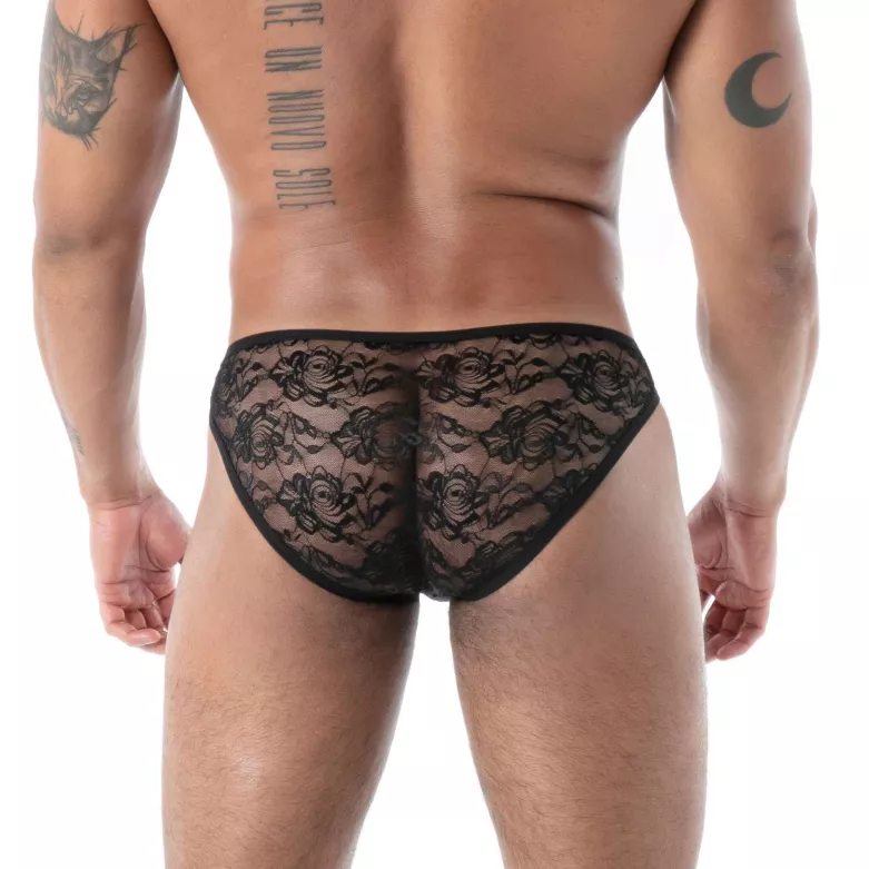 TOF Paris's Fluid lace mini briefs For Back