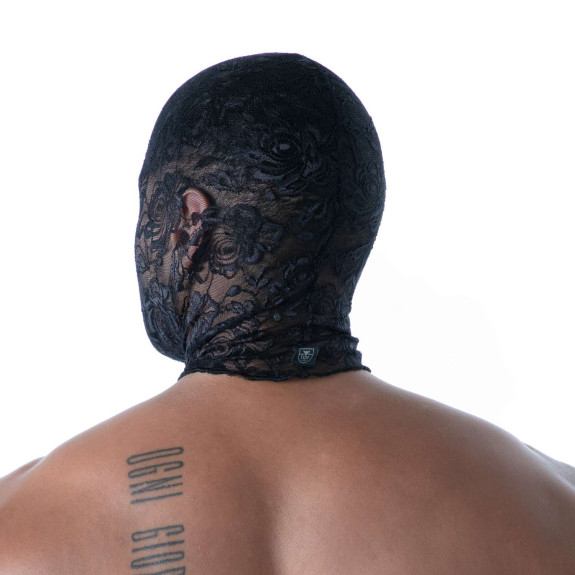 La Cagoule Bouche Ouverte en Dentelle de  TOF Paris pour Homme De Dos