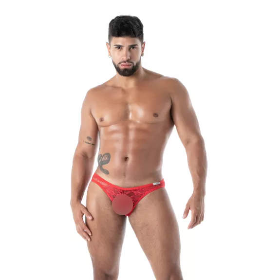 Fluid Lace Minibriefs Red