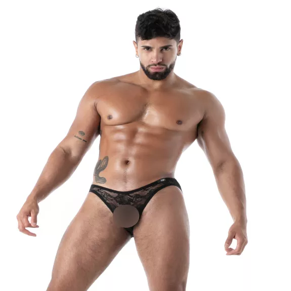 Fluid Lace Minibriefs Black