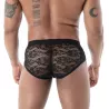 The Fluid lace pocket brief black From back