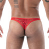 The new fluid lace G thong black for men