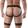 The new fluid lace jock chaps black by TOF Paris