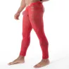 The fluid lace open legging red for men