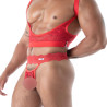 Men with a new fluid lace ultra thong red