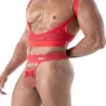 Men with a new fluid lace ultra thong red