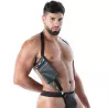 Neoprene Elastic Pocket Harness Black