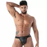 Neoprene Snap Thong Black