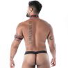 Neoprene Snap Thong Red