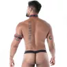 Neoprene Snap Thong Red