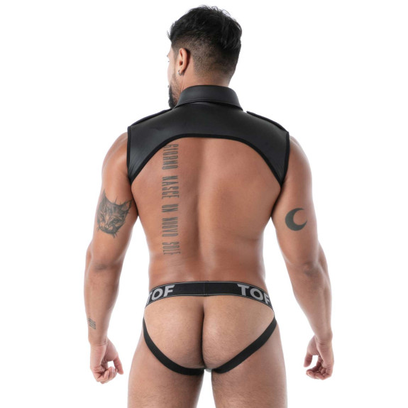 Neoprene Collar Shirt Harness Black