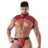 Neoprene Collar Shirt Harness Red
