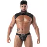 Jockbox en neoprene noir de face