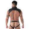 Black Neoprene Jockbox – Sexy Jockstrap by TOF Paris