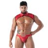 Jockbox en Néoprène Rouge de face