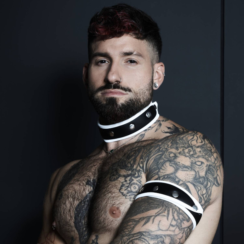 Neoprene Armband Black/White