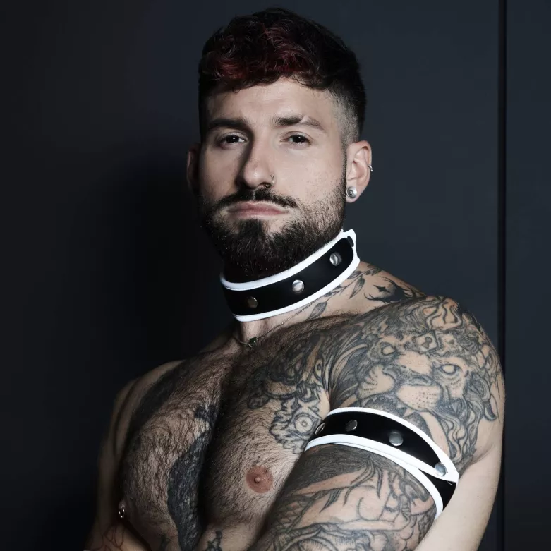 Neoprene Armband Black/White