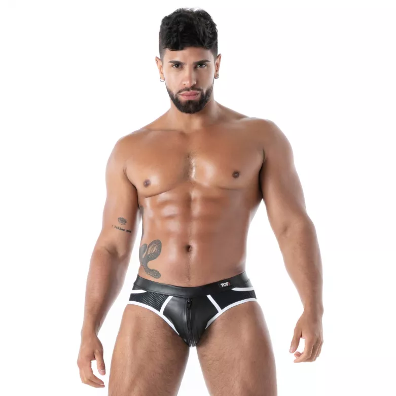 backless zipped brief