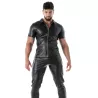 Kinky Zipped Vest Black