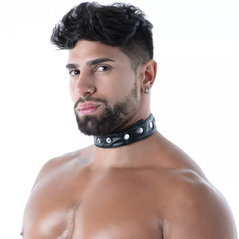 Collier Sexy Homme Avec Poche Secrète | Collier Kinky | TOF Paris