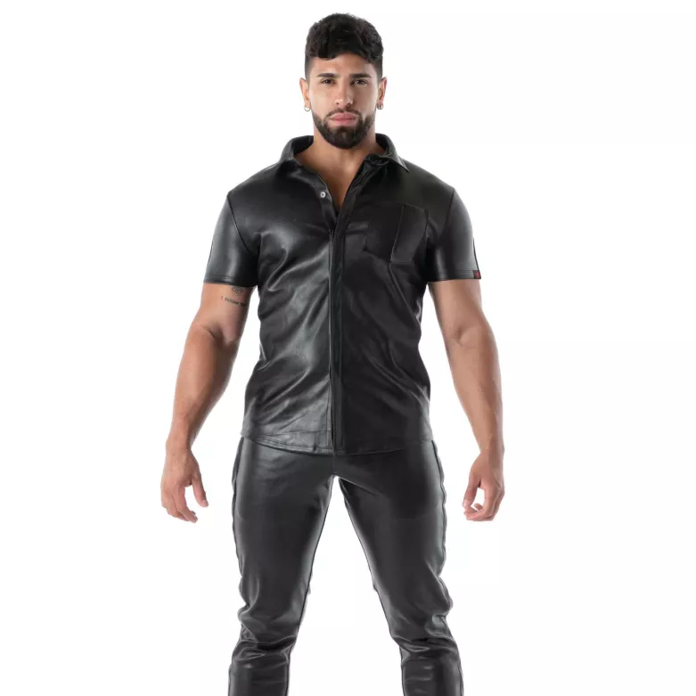 Kinky Short-Sleeve Shirt – Sexy Elegance | TOF Paris