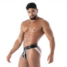 Jock Zippé en Latex Seconde Peau Noir | Fetishwear Premium | TOF Paris