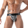 Zipped Jock Latex Second Skin Black